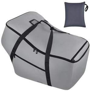 lot 14487 image: Infant Car Seat Travel Bag - Fits Infant Car Seats with Anti-Rebound Bar Base, Car Seat Airplane Bag for ChiccoGracoNunaCoscoBritaxUppababy Baby Car Seat, Water Dirt Tear Resistant, Grey Upgrade