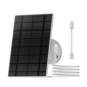 lot 14489 image: ZUMIMALL 3W Solar Panel for Security Camera Wireless Outdoor, IP66 Waterproof Solar Panel with 10ft Type C Cable, Suitable for All Security Camera (Type C Port)