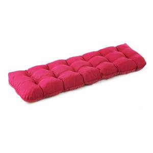 lot 19580 image: IPYNBAP Outdoor Bench Cushion, 48x18x5 Inch, Waterproof Bench Cushion for OutdoorIndoor Furniture, Tufted Patio Bench Seat Cushion, Fade Resistant Outdoor Cushions for Porch Swing Couch, Burgundy