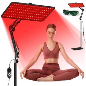 lot 19584 image: BEICHEN Red Light Therapy for Body and Face, 660nm 850nm 940nm Infrared Redlight-Therapy Lamp Device with Large Panel and Stable Stand at Home, Idea Gift for Women Wife Mom Sister Girlfriend (M)