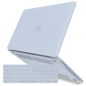 lot 20348 image: IBENZER Compatible with MacBook Pro 15 Inch Case 2019 2018 2017 2016 A1990 A1707, Plastic Hard Shell Case with Keyboard Cover for Mac Pro 15 Touch Bar, Sierra Blue, T15SIBL1