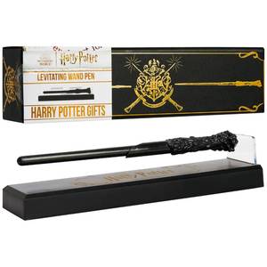 lot 20360 image: Harry Potter Floating Wand Pen with Magnetic Stand, HogwartsCollectibles in Gift Ready Box, Cool Desk Decor for Office, Gifts for Kids and Adults (Black 1 Pcs)