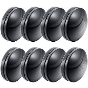 lot 20460 image: Jetec 16 Pcs Magnetic Curtain Weights No Sew Shower Curtain Magnets Black Plastic Shower Curtains Liner Clips for Light Curtains Tablecloth Liner