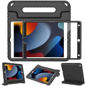 lot 20473 image: LTROP Kids Case for iPad 9th 8th 7th Generation (20212020 2019), iPad 10.2 Case with Built-in Screen Protector, Shockproof Handle Stand Kids Case for iPad 98 7 Generation 10.2 Inch - Black