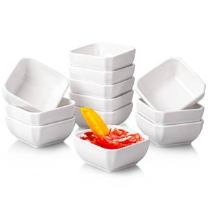 lot 1019 image: Taeochiy 12 Pack Ceramic Dipping Bowls, 3 Oz Soy Sauce Dish, Small Dip Bowls Set for Sauce, Side Dish, Condiments, Sushi, Ramekins Oven Safe