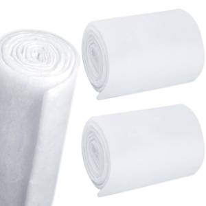 lot 1027 image: Peryiter 2 Roll Upholstery Quilt Batting 36 Inch x 5 Yard x 0.4 Inch Polyester Batting Multipurpose Fiberfill Stuffing Fabric for Cushion Pillows Bedspreads Interior Decoration Crafts