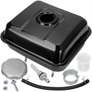 lot 1980 image: FVRITO Gas Fuel Tank Kit Compatible with GX140 GX160 GX200 Hemi Predator 212cc 196cc 6.5HP Clone Engine Coleman CT200U BT200X KT196 Massimo Baja Warrior Heat MB200 Mini Bike Go Kart Replacement Parts