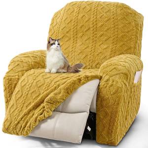 lot 1991 image: JOKIVTOU Recliner Chair Covers 4-Pieces Reclining Chair Slipcovers with Pocket& Elastic Bottom, Soft Feel Fitted Lazy Boy Sofa Couch Cover Washable, Stretch Recliner Furniture Protector