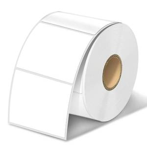 lot 2359 image: TuSamper Square Thermal Label Stickers, 2x2 (50.8mm x 50.8mm) Compatible with Multiple Thermal Printers Self-Adhesive Square Direct Strong Adhesive Thermal Labels, White, 500 SheetsRoll