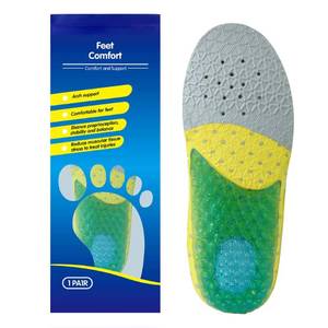 lot 2371 image: Toddler Running Gel Insoles Kids Shock Absorbing Arch Support Silicone Material Insoles Good Feet Step Aid Toddler US 9-10 (6 18-6 12)