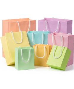 lot 2398 image: Mr. Pen- Paper Gift Bags with Handles, Assorted Sizes, 8 Pack, Paper Bags with Handles, Ideal for Gifts, Weddings, Baby Showers, Birthdays, Shopping, Retail Merchandise, Party Favor