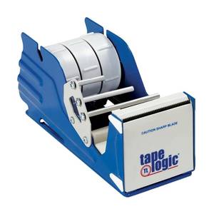 lot 2422 image: Tape Logic 3 Multi Roll Tape Dispenser - Heavy Duty Desk or Table Top Tape Dispenser with Non-Skid Base for Home or Office, Supplies for Packing, Shipping, Moving, & Mailing