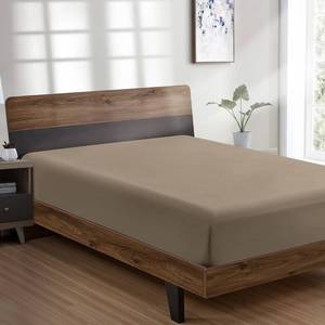 lot 2460 image: FreshCulture Full Fitted Sheet - Hotel Quality Fitted Sheet - Ultra Soft & Breathable - Brushed Microfiber - Deep Pocket - Cooling Fitted Sheets for Full Size Bed (Taupe)