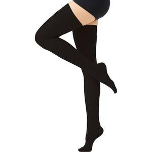 lot 2465 image: Thigh High Compression Stockings for Women and Men, 20-30 mmHg Medical Compression Socks, Closed Toe, Dot Top, Graduated Support Hoses for Leg Fatigue, Varicose Veins, Swelling