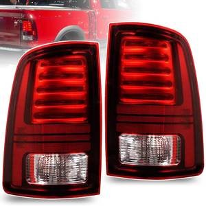 lot 3623 image: Lochnchn LED Tail Lights Compatible With 2013-2018 Dodge Ram 1500 2500 3500 Driver and Passenger Side Taillights Replace 68093081AB, 68093081AC, CH2800202