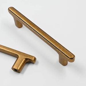 lot 4346 image: Asidrama 10 Pack 3.75 Inch(96mm) Antique Brass Kitchen Cabinet Handles, Cabinet Pulls Kitchen Cabinet Hardware for Cupboard Drawer Pulls