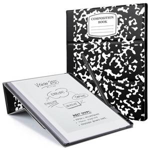 lot 4357 image: CoBak Case for Remarkable 2 - Pen Holder & Foldable Stand - Classic Black Notebook