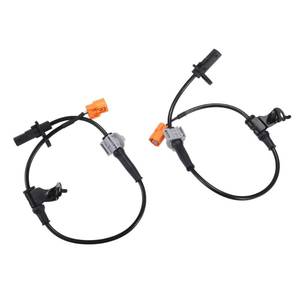 lot 4435 image: Motoforti Rear Left Right ABS Wheel Speed Sensor, for Acura TL 2004-2008, Rubber, No.57470SEPA0157475SEPA01, Black, 2 Pcs