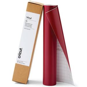 lot 6003 image: Cricut Premium Removable Vinyl, Wine (12in � 15ft), No-Residue Easy Removal up to 2 Years, Perfect for Indoor-Outdoor DIY Projects & Removable Decals, Compatible with Cricut Machines
