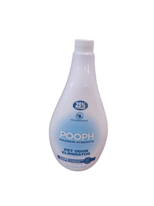lot 6369 image: POOPH Maximum Strength Pet Odor Eliminator Spray comes with spray nozzle opened