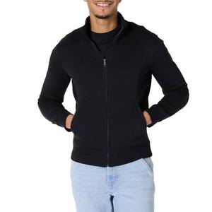 lot 6383 image: Amazon Essentials Mens Standard Full-Zip Fleece Mock Neck Sweatshirt, Black Large
