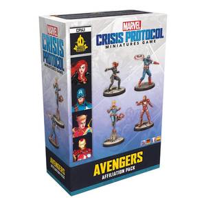 lot 6392 image: Marvel Crisis Protocol Avengers AFFILIATION PACK - Earths Mightiest Heroes in One Box Tabletop Superhero Game, Ages 14, 2 Players, 90 Minute Playtime, Made by Atomic Mass Games