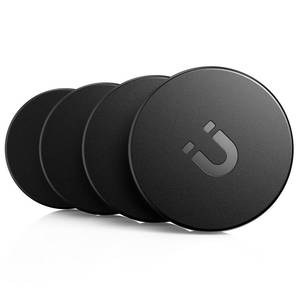 lot 6407 image: 4 Pack Ultra Magnetic Holder for AirTag  Waterproof  Shatterproof  Minimalist Design  Compatible with Apple AirTag(1st&2nd gen), Extra 3M Tape for Optional Mounting, for AirTag Case for Car -Black