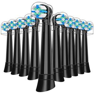 lot 6415 image: Replacement Heads Compatible with Oral B iO 3 4 5 6 7 8 9 10 Series Electric Toothbrush,Toothbrush Heads Compatible with Braun Oral B iO Replacement Heads with Medium Bristles,Black