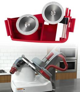 lot 6430 image: Meat Slicer Sharpener Assembly - Direct Replacement Parts for Berkel Slicer Models X13, X13A, X13AE, X13E, X33 - Replaces OEM# 1-404675-01158, Fast & Hands-Free Sharpening for Precision Cutting
