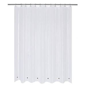 lot 6439 image: Mrs Awesome 70x70 Shower Curtain Liner with 6 Magnets PEVA 8G Thick & Heavy Duty Plastic Shower Curtain for Bathroom, Waterproof,70 x 70 inches, Clear