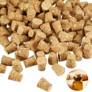 lot 6442 image: Jetec 350 Pieces Small Cork Stoppers Mini Tapered Cork Plugs Glass Bottles Tops for DIY Craft Projects (0.4 x 0.3 Inches)