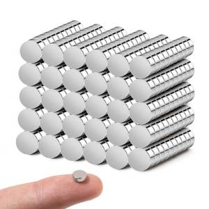 lot 6471 image: rhinocats 300 Pcs Small Round Magnets, 6x2mm Mini Magnets for 3D Printings,Crafts,DIY Hobbies,Science