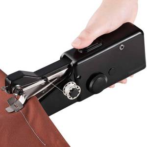 lot 6476 image: Handheld Sewing Machine CS101,Sewing Machines for Beginners,Portable Electric Mini and Samll Hand Held Kit for Adults and Kids Black Set