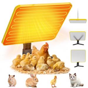 lot 11366 image: Lobeline Chick Brooder Heater Plate, UL Certified Radiant Heat Panel with Smart Thermostat, 50-158�� Adjustable Chicken Heater for Coop & Brooder Plate for Chicks & Poultry Winter Use