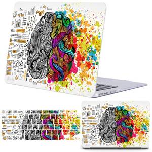 lot 12357 image: FFBOFFC Laptop Shell Compatible with MacBook Air 13.6 inch 2025-2022 Model A2681 M2 A3113 M3 A3240 with Liquid Retina Display & Touch ID, Graphic Plastic Hard Case & Keyboard Cover, Colorful Brain