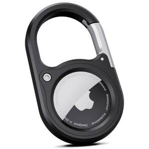 lot 12404 image: for Apple AirTag��1st & 2nd�� Secure Holder with Carabiner - IPX8 Waterproof & Durable Air Tag Keychain Holder,Scratch Resistant for Air Tags Lock Case - Protective for Keys, Pets, Luggage��Bags-1Pack