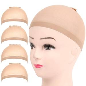 lot 12407 image: Fandamei Wig Cap, 4PCS Nylon Wig Caps Nude for Women, Stocking Wig Caps for Halloween, Cosplay. Wig Cap for Women, Men, Kids, Stocking Caps for Wigs