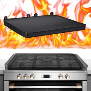 lot 14096 image: Acellegic Full-Edge Fireproof Gas Stove Top Covers Foldable Waterproof Anti Dust for Kitchen Gas Burners, Washable Stove Guard Top Protector(20 x 24 Inch)