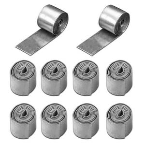 lot 14137 image: Lead Sheet, 10 Rolls Fishing Soft Strip Sinkers Weights Tackle Accessories Supplies, Balance The Fishing Accessories Group 100% Lead Material (0.3mm)
