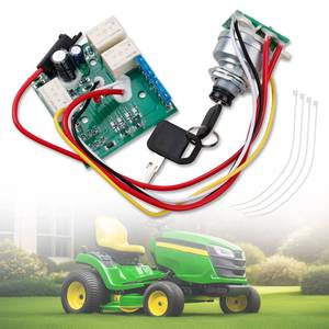 lot 14158 image: AM132500 Ignition Switch Module with Keys Compatible with John Deere LX255 LX266 LX277 LX279 LX280 LX288 GX255 GX325 GX335 GTX345 GX355 GT225 GT235 GT235E X465 X575 X585 X595 Lawn Tractors
