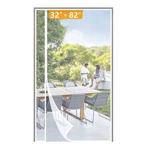 lot 14186 image: Yotache White Reversible Left Right Side Opening Magnetic Screen Door Fits Door Size 32 x 82, Unobstructed View Upgraded Polyester Mesh for Back Door, Actual Screen Size 34 x 83