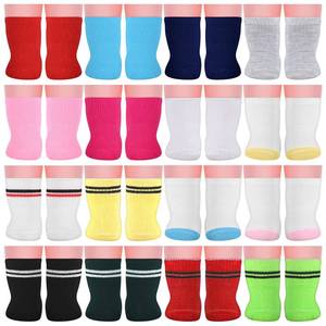 lot 14203 image: Honoson 16 Pairs Doll Socks for American 18 Inch Doll Socks Accessories Gifts for Holiday Birthday, Multicolor
