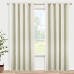 lot 19649 image: KOUFALL 90 Inch Curtains for Living Room,Extra Wide 72 in Width 72x90 Grommet 2 Panel Set 60-70% Blackout Window Treatments