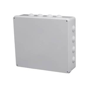 lot 19654 image: IP65 Junction Box White 400mm x 350mm x 120mm ABS Enclosure Outdoor Lighting Cable Electrics Connection with Holes