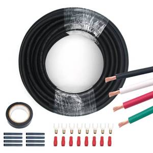 lot 19683 image: 33ft Electrical Wires 144 AWG Conductor Automotive Wiring for Mini Split Air Conditioner 14Gauge Speaker Low Voltage Wire 300V led Wire Stranded PVC Cord Oxygen-Free Copper Cable Power(33FT)