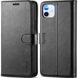lot 20029 image: TUCCH Case Wallet for iPhone 11, RFID Blocking Credit Card Slot PU Leather Stand Magnetic Folio Cover with TPU Protective Interior Shell Compatible with iPhone 11 6.1 inch 2019, Klein Blue