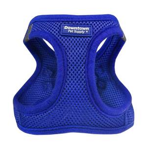 lot 20030 image: Downtown Pet Supply Step in Dog Harness for Small Dogs No Pull, Large, Blue - Adjustable Harness with Padded Mesh Fabric and Reflective Trim - Buckle Strap Harness for Dogs (Large)
