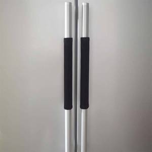 lot 20040 image: 2X FLYPARTY Refrigerator Door Handle Covers Protective Electrical Kitchen Appliances Gloves Fridge Microwave Dishwasher Door Cloth Protector - Catches Drips,Smudges,Fingerprints Dust Covers (Black)