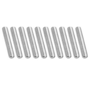 lot 20075 image: PATIKIL 38-16 UNC 304 Stainless Steel Fully Threaded Rod, 10Pcs 2.4 Length Long Threaded Screw Right Hand Threads All Threaded Rod Studs for Anchoring Bolt, Clamps, Hangers and U-Bolts