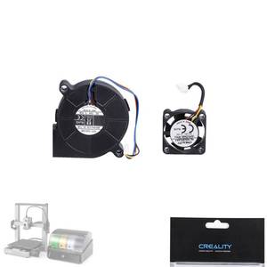lot 20088 image: Original Creality Hi Fan Set (2PCS), 5015 Model Cooling Fan and 2510 Heat Break Axial Fan for 3D Printer Creality Hi Accessories